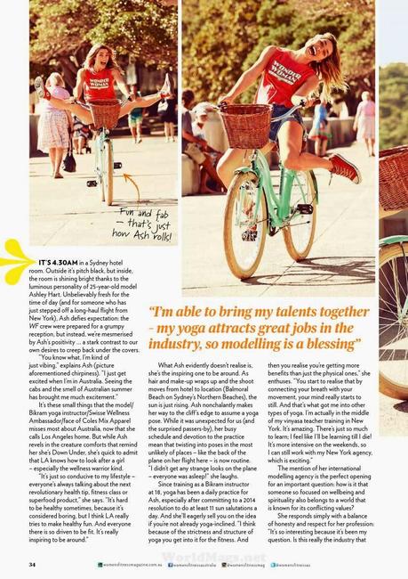 Ashley Hart For Womens Fitness Magazine, Australia, May 2014