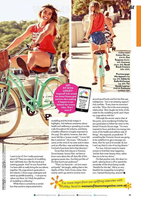 Ashley Hart For Womens Fitness Magazine, Australia, May 2014