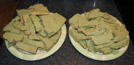 Brittle Soap soap that needs a rebatch