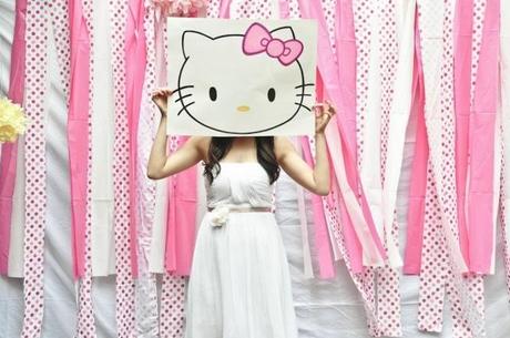 Hello Kitty photobooth prop