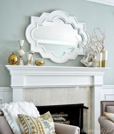 Spring and summer mantel decorating ideas