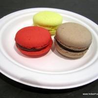 Strawberry, Chocolate and Lemon Macaron