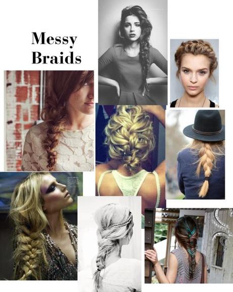 Inspiration - Messy Braids