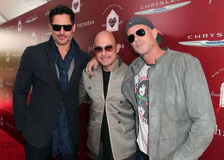 Joe Manganiello, Chad Smith, John Varvatos at John Varvatos Stuart House Benefit David Buchan Getty Images