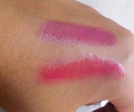L’Oréal Paris Rouge Caresse Lipsticks Aphrodite Scarlet and Mauve Cherie - Review, Swatches