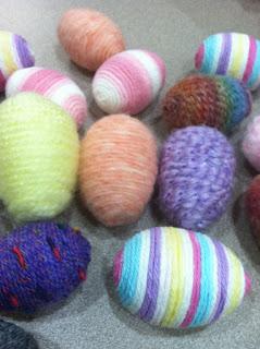 Yarn Wrapped Eggs