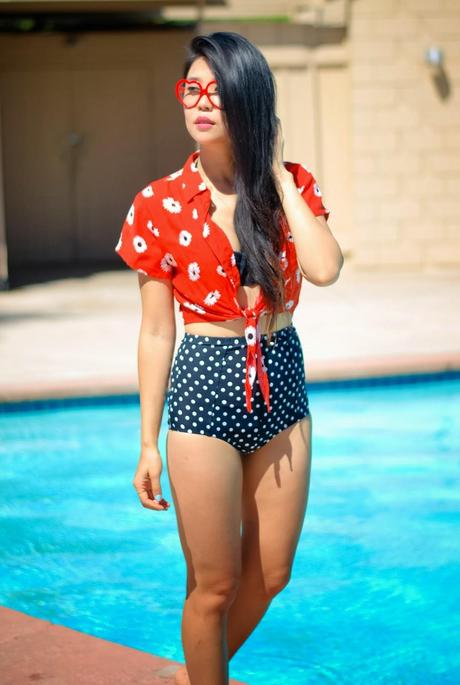 {GBF Loves Coachella} Itsy Bitsy Teenie Weenie Polka Dot Bikini