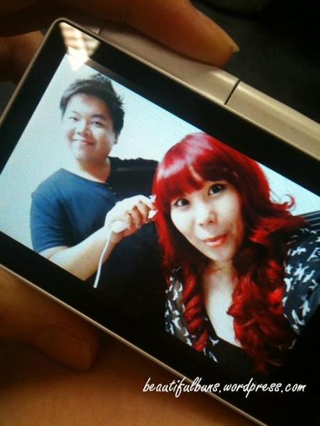 Loreal EverStrong Thickening Tonic red hair2