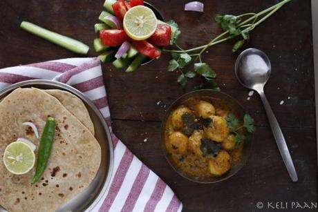 Dum-Aloo truly sinful baby potatoes in a spicy onion-cashew gravy….