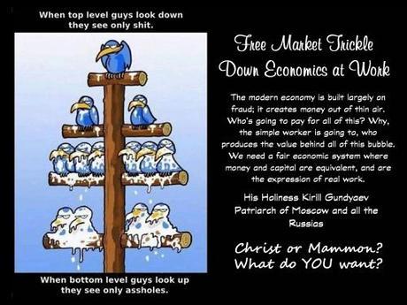 Free market Libertarian individualism and money worship is anti-Christian to the core.