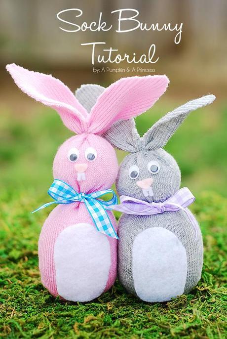 Easter Sock Bunny Tutorial! Easter Sock Bunny Tutorial!