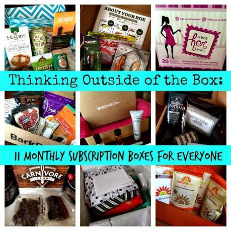 Thinking Outside of the Box: 11 Monthly Subscription Boxes For Everyone {As Seen on TV}