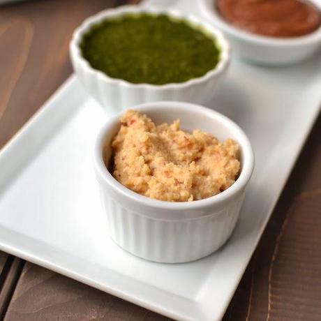 Shingdaana Lehsun Chutney/ Peanut-Garlic Chutney