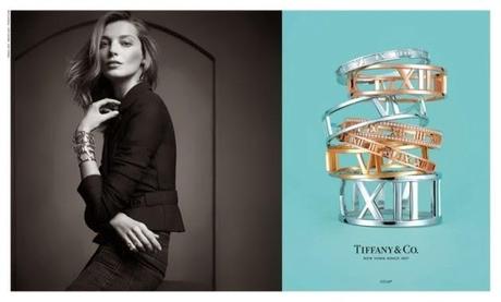 Daria Werbowy for Tiffany & Co. Atlas Jewelry Campaign