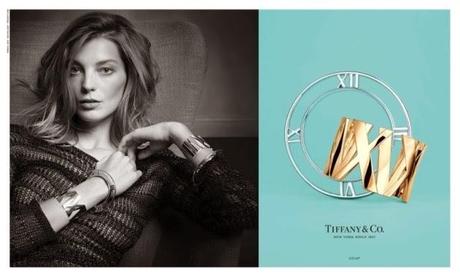 Daria Werbowy for Tiffany & Co. Atlas Jewelry Campaign