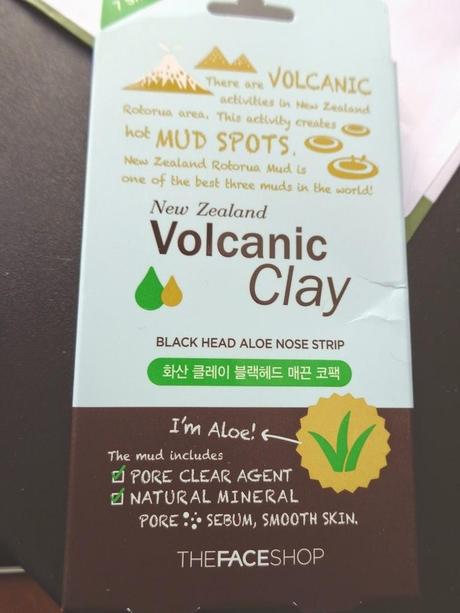 The Face Shop Volcanic Clay Black Head Aloe Nose Strip
