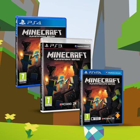 Boxes for Minecraft on PS4, PS3, and PS Vita