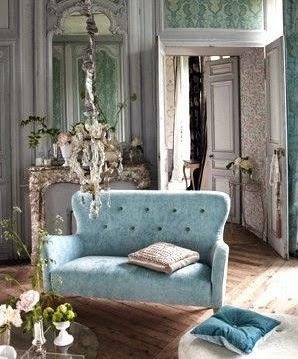 Perfect Marie Antoinette Blue!