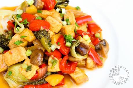 VG sweet and sour vegetable tofu-15
