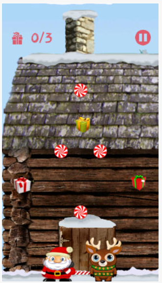 Here's another screen shot of Santa Climbers. 