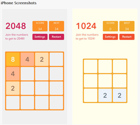Finally, my favorite time waster, 2048 + More.  This game seems simple, and it is.  It's a great way to pass the time when I'm sitting in a waiting room or waiting for my pictures to upload to my blog.  Click here to see it.