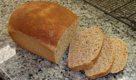Homemade whole grain bread