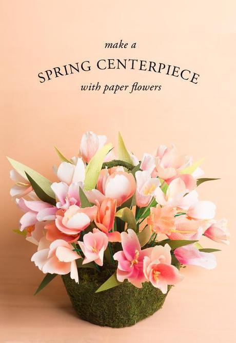 Make a spring centerpiece with tulips