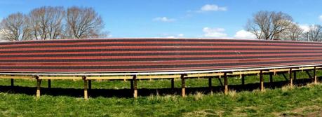 DTU's solar park with polymer solar cells installed