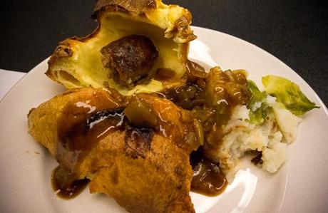 Toad in the Hole with Bubble and Squeak