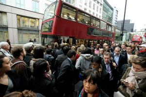 Busy London Buses