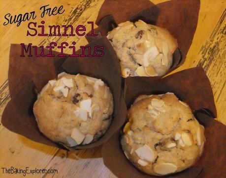Simnel Muffins (Sugar Free)