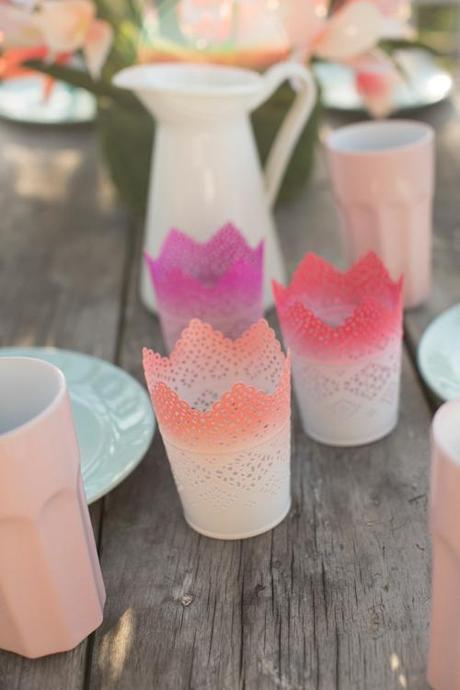 Spring pastel tablesetting