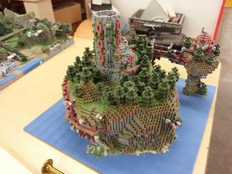 Minecraft Worlds Recreated in Real-Life with 3D-Printing 