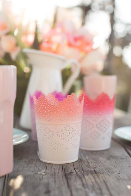 make ombre candle holders with this simple tutorial