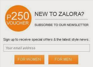 P250 discount from ZALORA: For first-time orders only