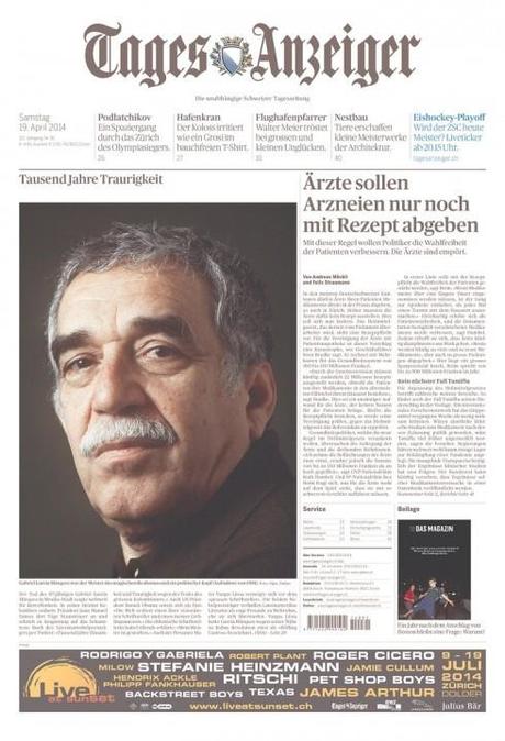 Garcia Marquez: Front pages and the death of the magician of magical realism