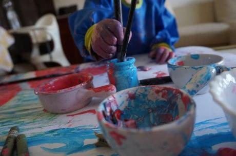 My Easter Bunnies – a no stress Easter Craft with a two year old Easter Crafts with toddlers, 24 month old craft, do it yourself crafts, mother son crafts, painting with a toddler, easter eggs with a toddler, easter egg painting with a two year old, two year old crafts, easy crafts, easy painting idea two year old