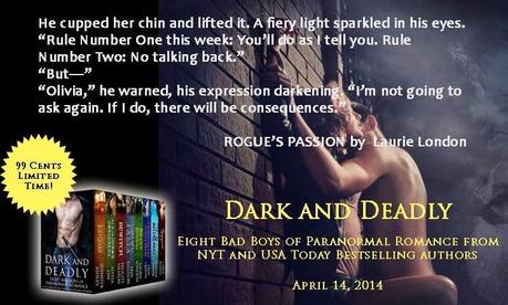 Dark and Deadly: Eight Bad Boys of Paranormal Romance: Book Blitz with Excerpt