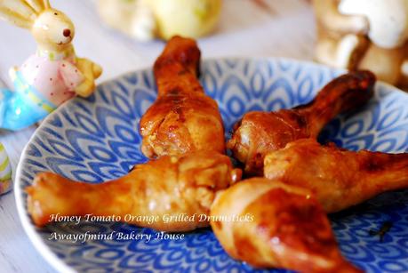 Honey Tomato Orange Grilled Drumsticks