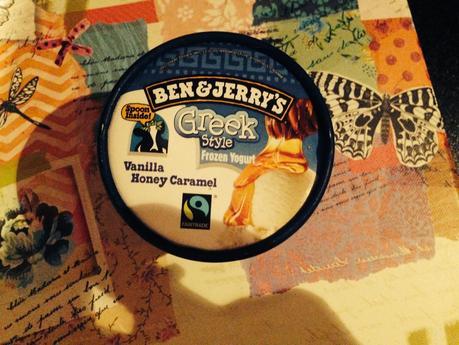 Ben & Jerry's Vanilla Honey Caramel Greek Style Frozen Yogurt