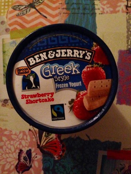 Ben & Jerry's Greek Style Strawberry Ice Cream