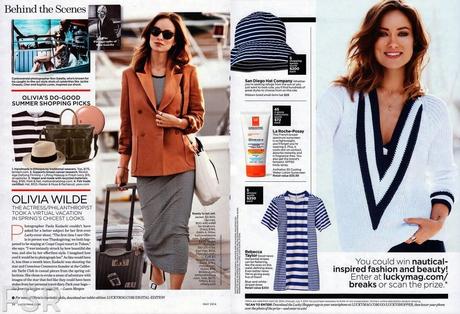 Olivia Wilde For Lucky Magazine, May 2014