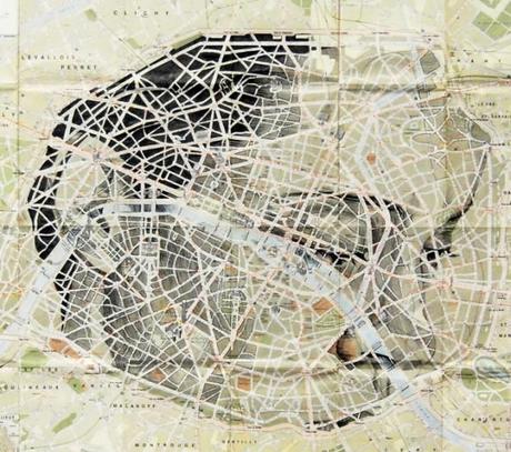 Artist Ed Fairburn Draws Stunning Portraits On Old Maps