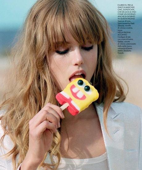 Frida Gustavsson by Matt Jones for Elle Magazine, Italia, May 2014