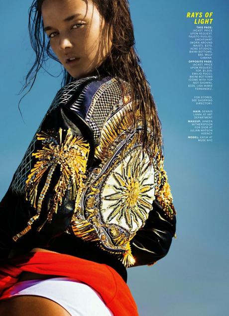 Katja Krivorota by Enrique Badulescu for Marie Claire Magazine, May 2014