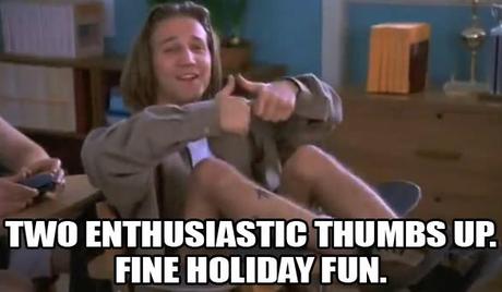 Two Enthusiastic Thumbs Up Fine Holiday Fun