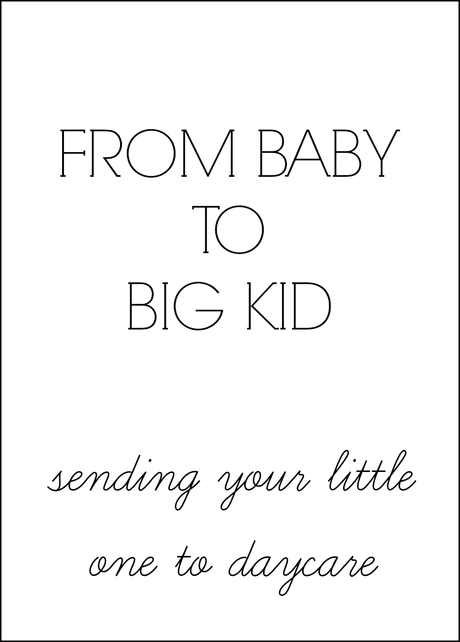 From Baby To Big Kid: Sending Your Little One To Daycare