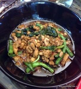 Minced Chicken with chilli garlic - basil