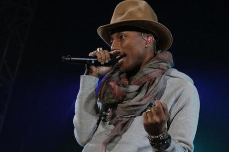Pharrell Performs At Coachella