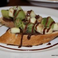 Chocolate Kiwi Bruschetta